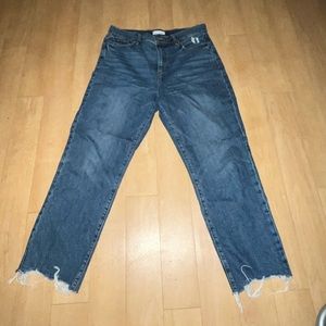 High Rise LOFT Straight Jeans